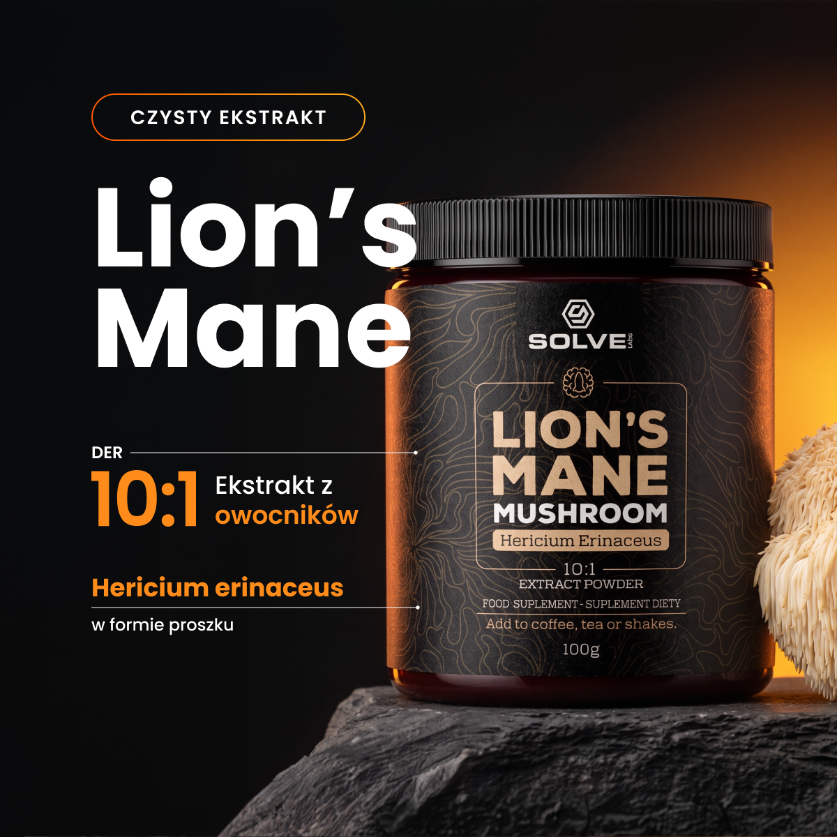 Soplówka Jeżowata (Lion's Mane) – Ekstrakt DER 10:1 | Proszek – zdjęcie 4