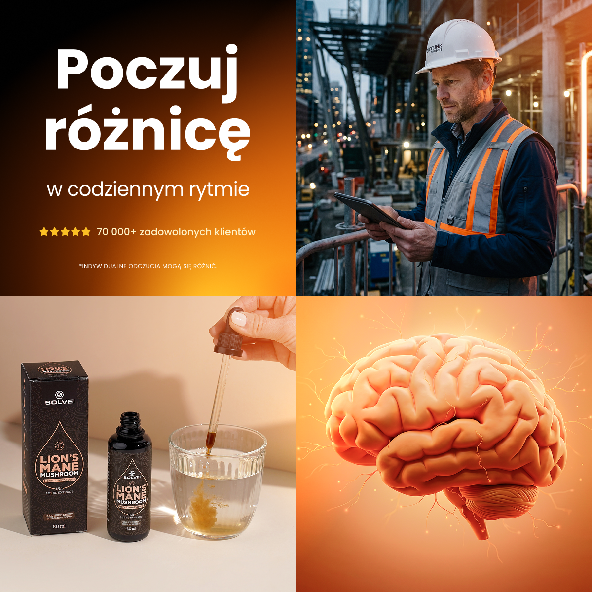 Soplówka Jeżowata (Lion's Mane) – Ekstrakt DER 15:1 | Krople (60 ml) – zdjęcie 5