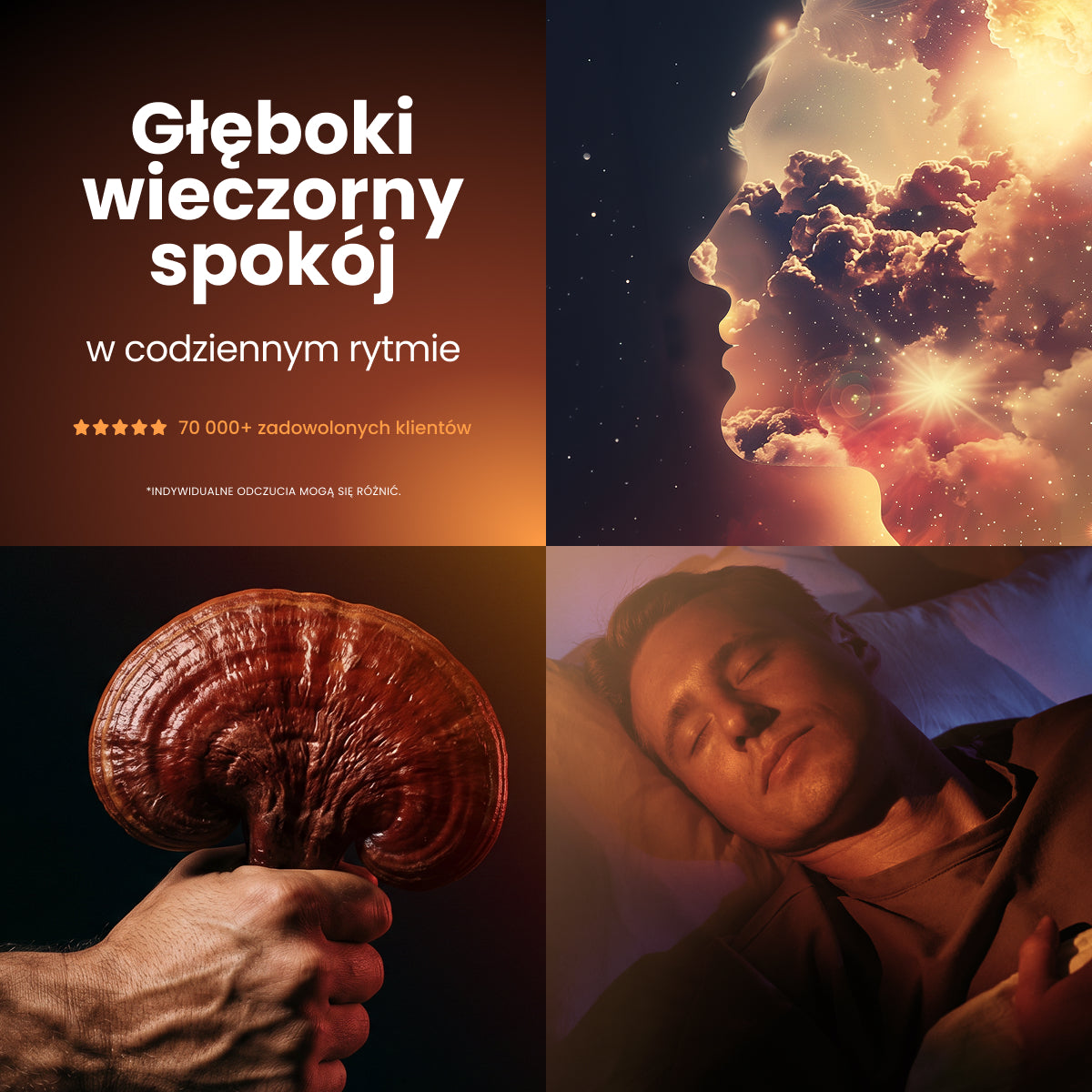 Reishi (Lakownica żółtawa) – Ekstrakt DER 10:1 | Kapsułki (60 kaps.) – zdjęcie 5