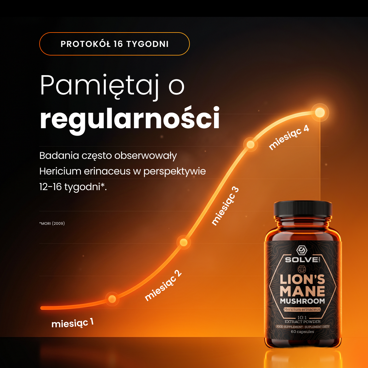 Soplówka Jeżowata (Lion's Mane) – Ekstrakt DER 10:1 | Kapsułki – zdjęcie 6
