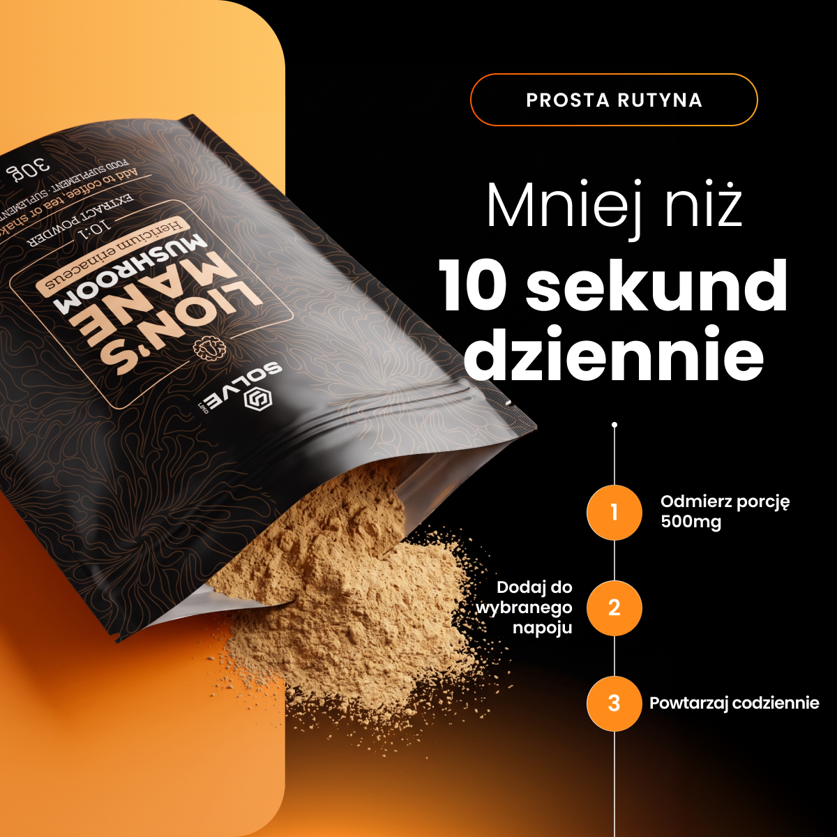 Soplówka Jeżowata (Lion's Mane) – Ekstrakt DER 10:1 | Proszek – zdjęcie 11
