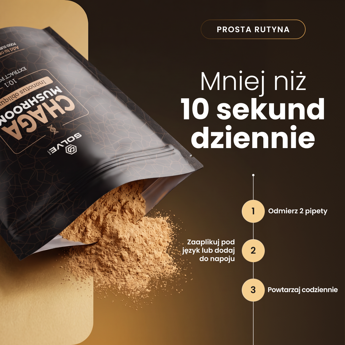 Chaga (Czaga, Błyskoporek podkorowy) – Ekstrakt DER 10:1 | Proszek – zdjęcie 11