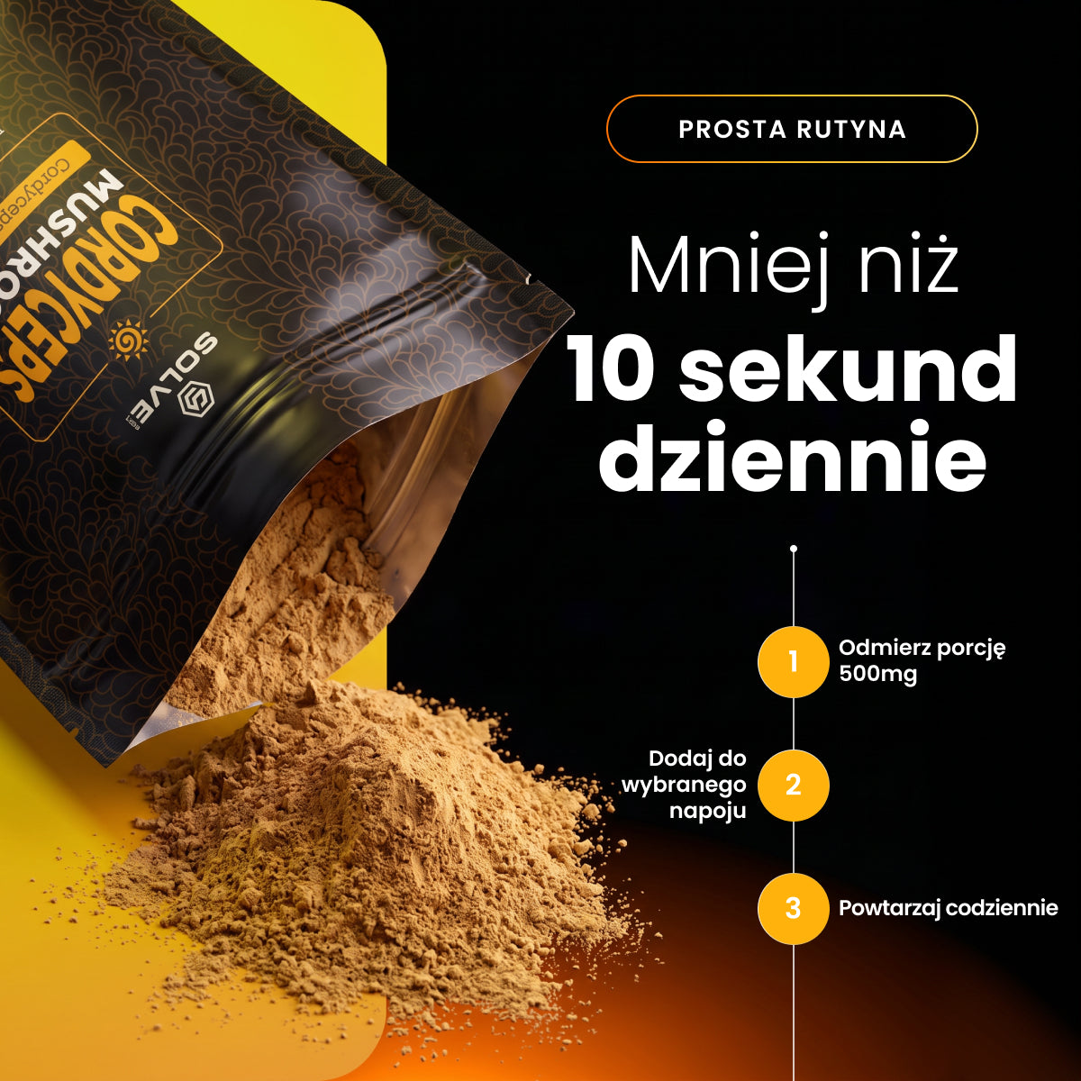Cordyceps (Maczużnik chiński) – Ekstrakt DER 10:1 | Proszek – zdjęcie 11