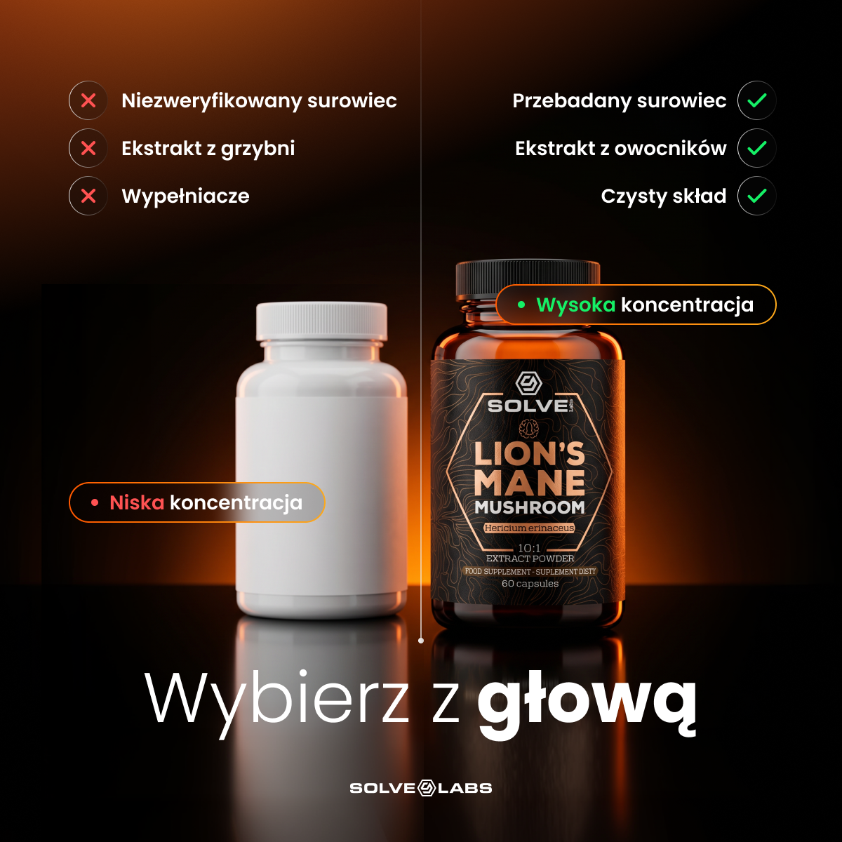 Soplówka Jeżowata (Lion's Mane) – Ekstrakt DER 10:1 | Kapsułki – zdjęcie 8