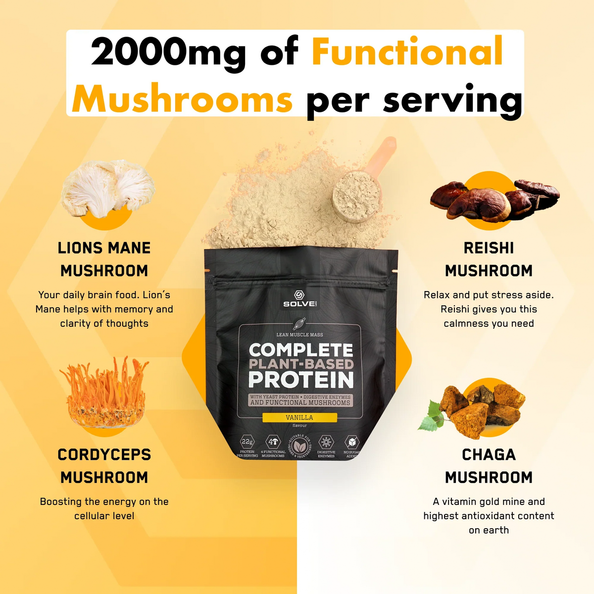 Complete Plant-based Protein – Wegańska odżywka białkowa, 500 g – zdjęcie 16