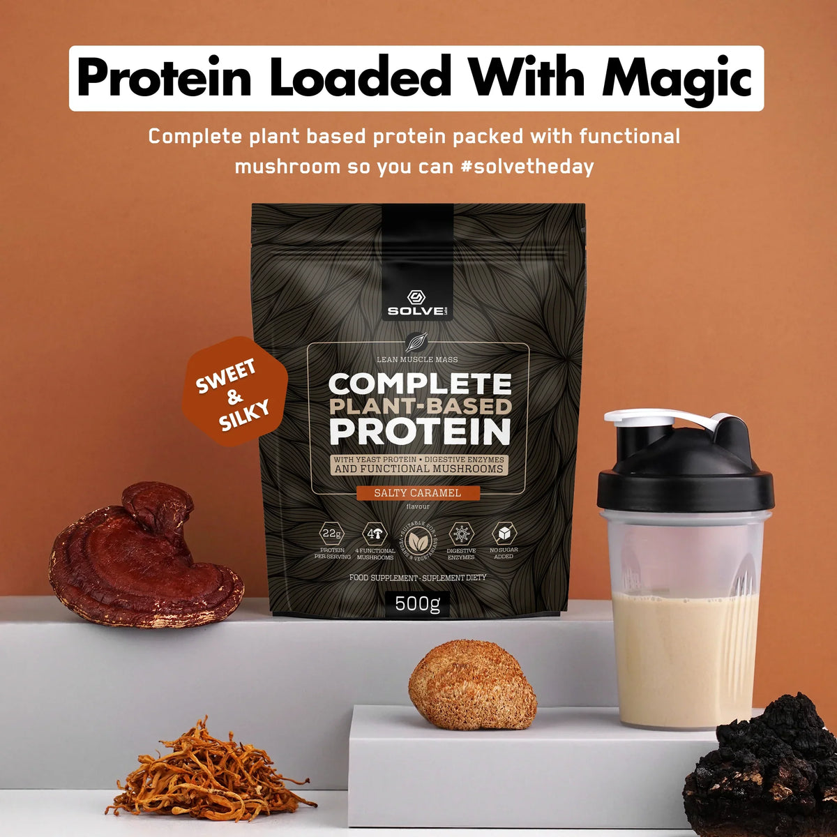 Complete Plant-based Protein – Wegańska odżywka białkowa, 500 g – zdjęcie 19