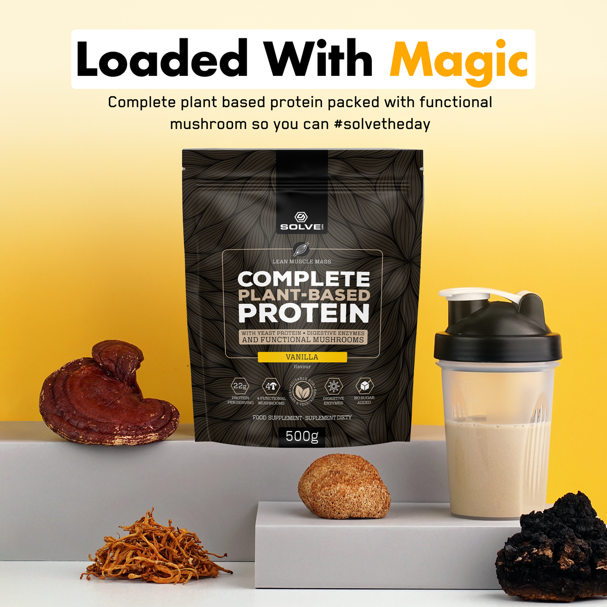 Complete Plant-based Protein – Wegańska odżywka białkowa, 500 g – zdjęcie 2