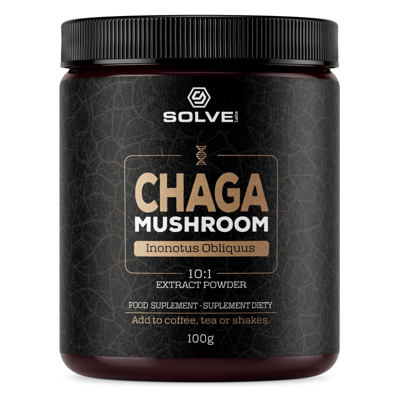 Chaga (Błyskoporek podkorowy) 10:1 Mushroom Powder
