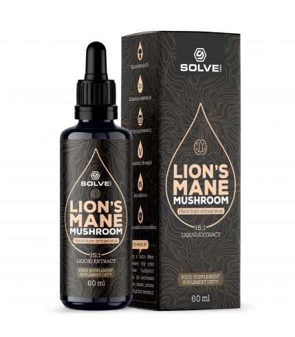 Soplówka jeżowata (Lion's mane) w kroplach 60ML