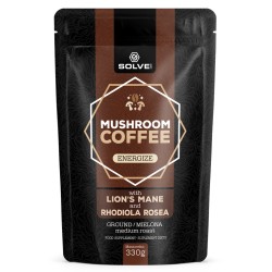 Kawa Mushroom Coffee 330g Lions mane + Rhodiola Solve Labs
