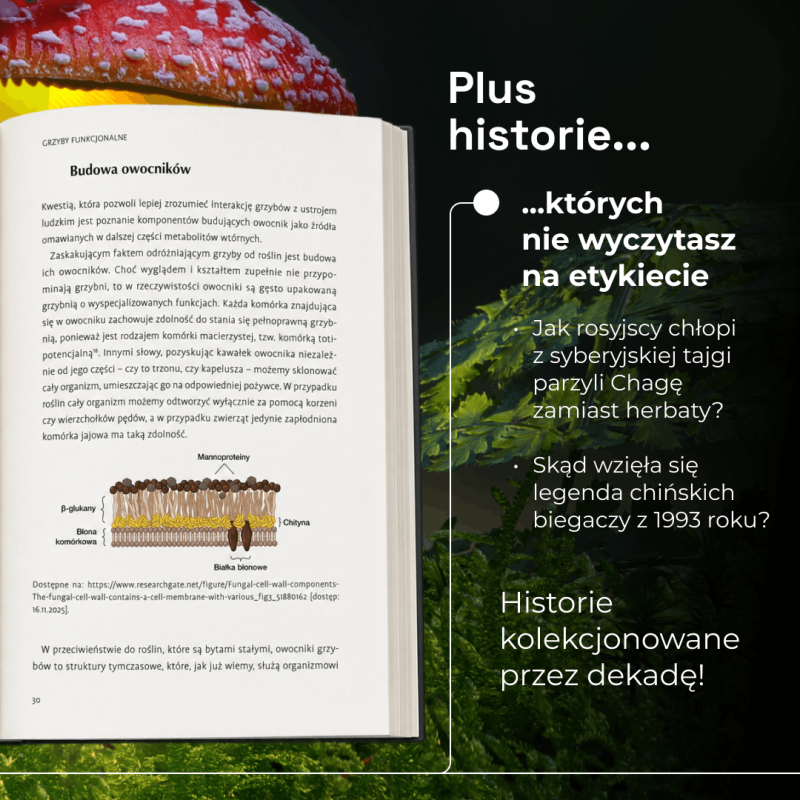 Grzyby funkcjonalne: W głąb mechanizmów i zastosowań modifikatorów ludzkiej biologii (Książka)