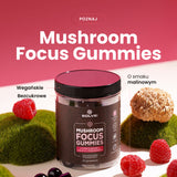 Mushroom Focus Gummies – Żelki z Lion's Mane, L-teanina i B12, 60 szt. – zdjęcie 2