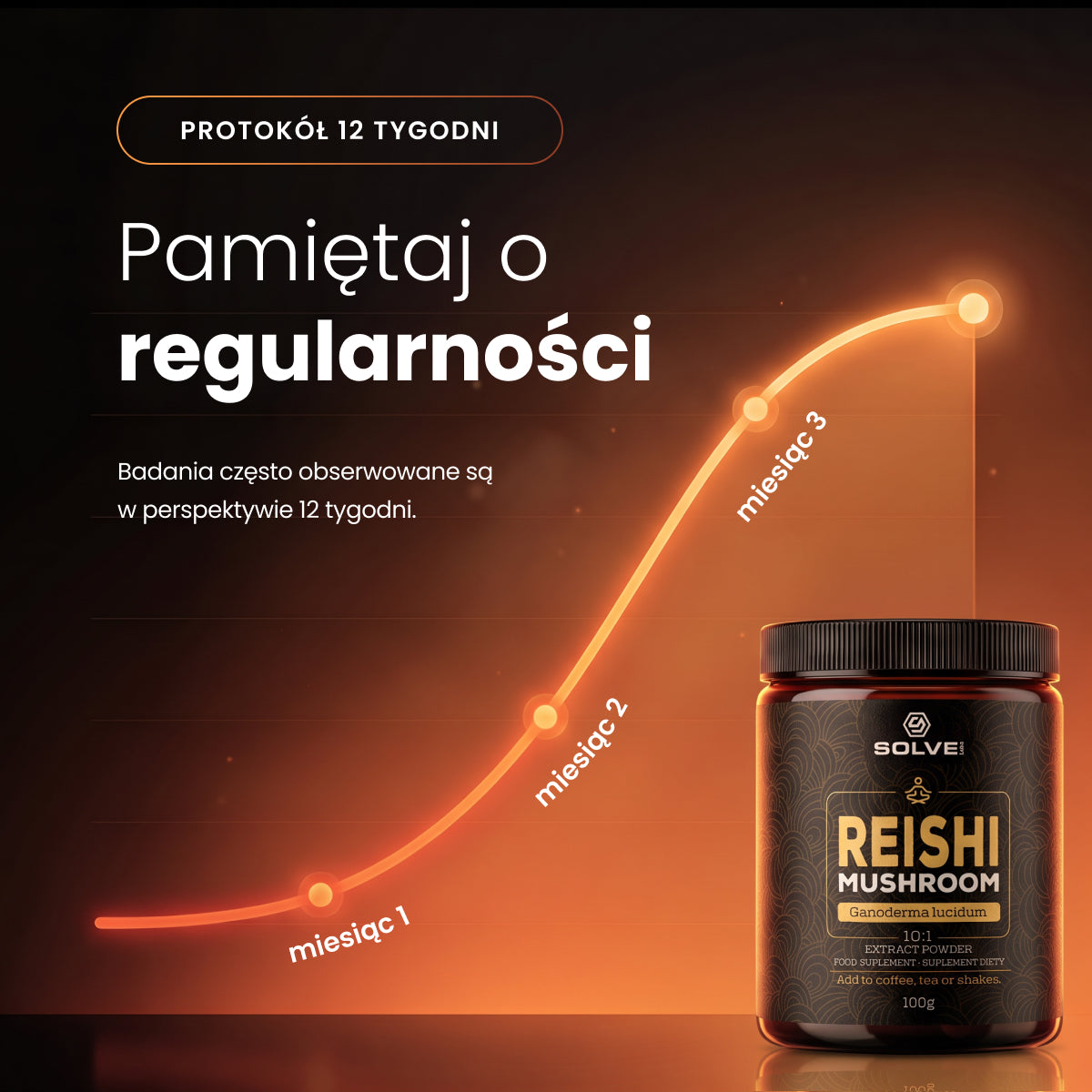 Reishi (Lakownica żółtawa) – Ekstrakt DER 10:1 | Proszek – zdjęcie 10