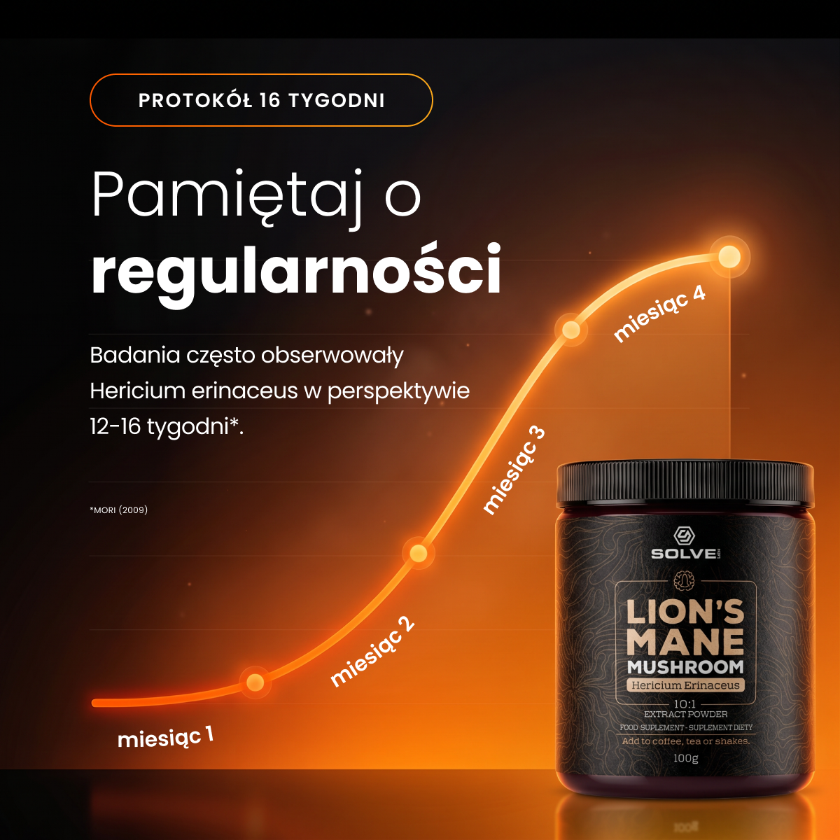 Soplówka Jeżowata (Lion's Mane) – Ekstrakt DER 10:1 | Proszek – zdjęcie 10