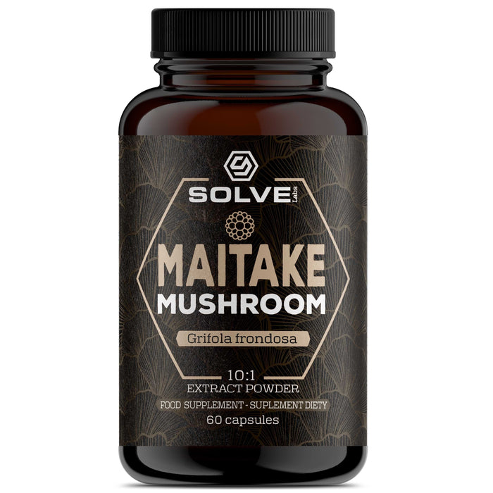 Maitake (Żagwica Listkowata) – Odporność i metabolizm | Ekstrakt 10:1, kapsułki, 60 kaps.