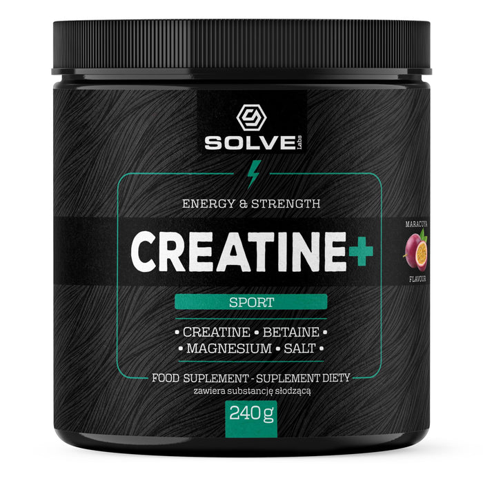Kreatyna monohydrat Creatine+ o smaku marakui 240 g