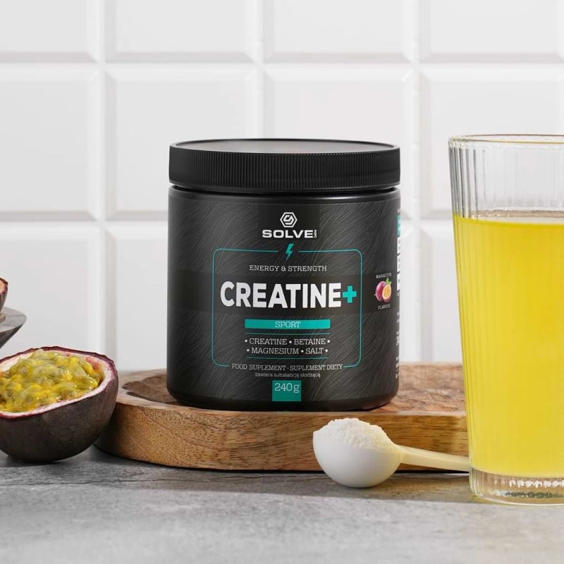 Kreatyna monohydrat Creatine+ o smaku marakui 240 g – zdjęcie 5
