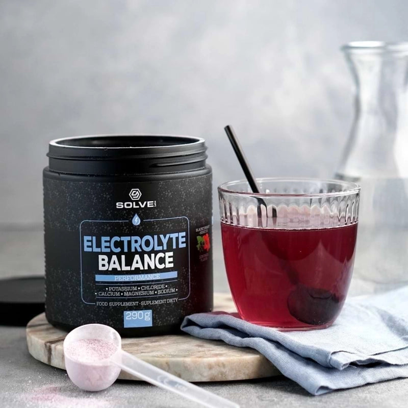 Electrolyte Balance – Elektrolity w proszku, czarna porzeczka, 290 g – zdjęcie 2