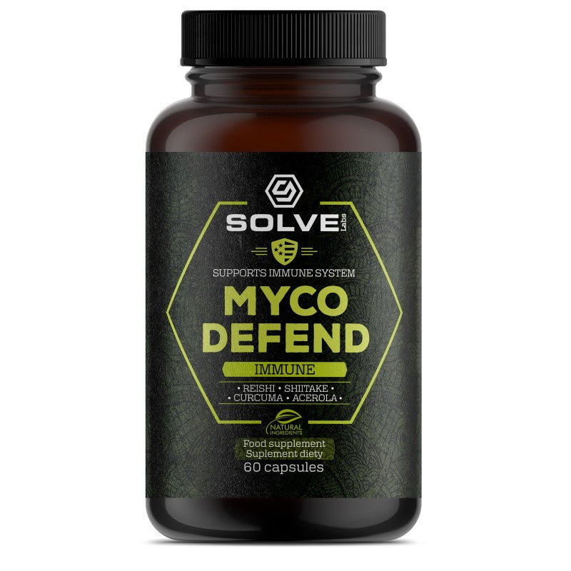 Myco Defend – Kapsułki z witaminą C, kurkumą, piperyną i Reishi – zdjęcie 2