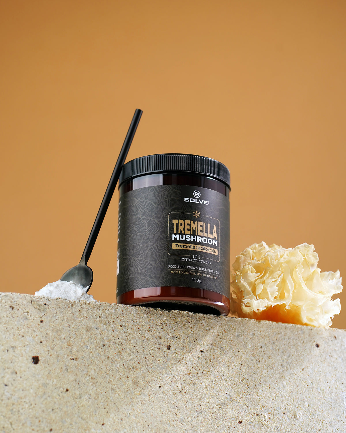 Tremella — proszek — zdjęcie lifestyle
