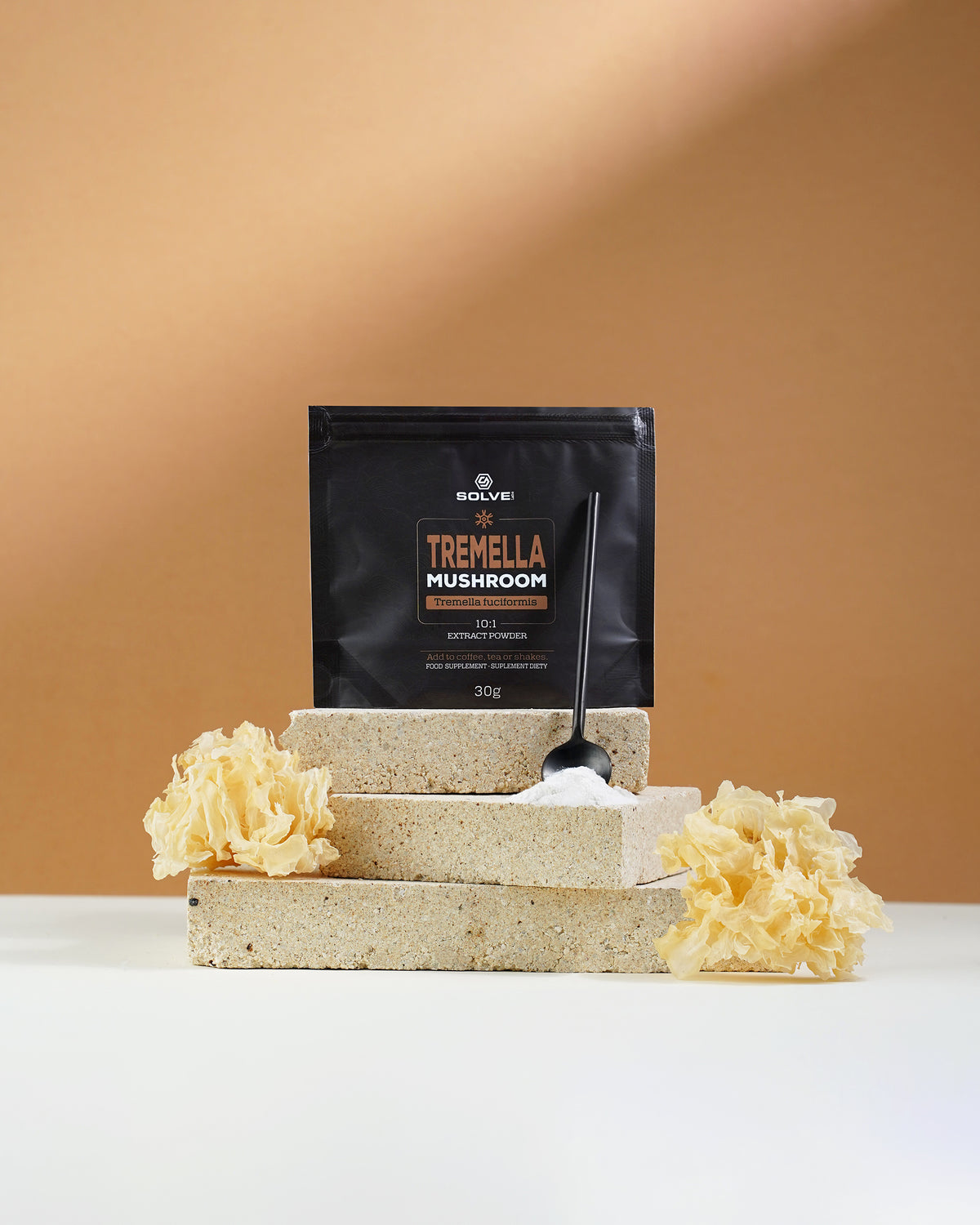 Tremella — proszek — zdjęcie lifestyle