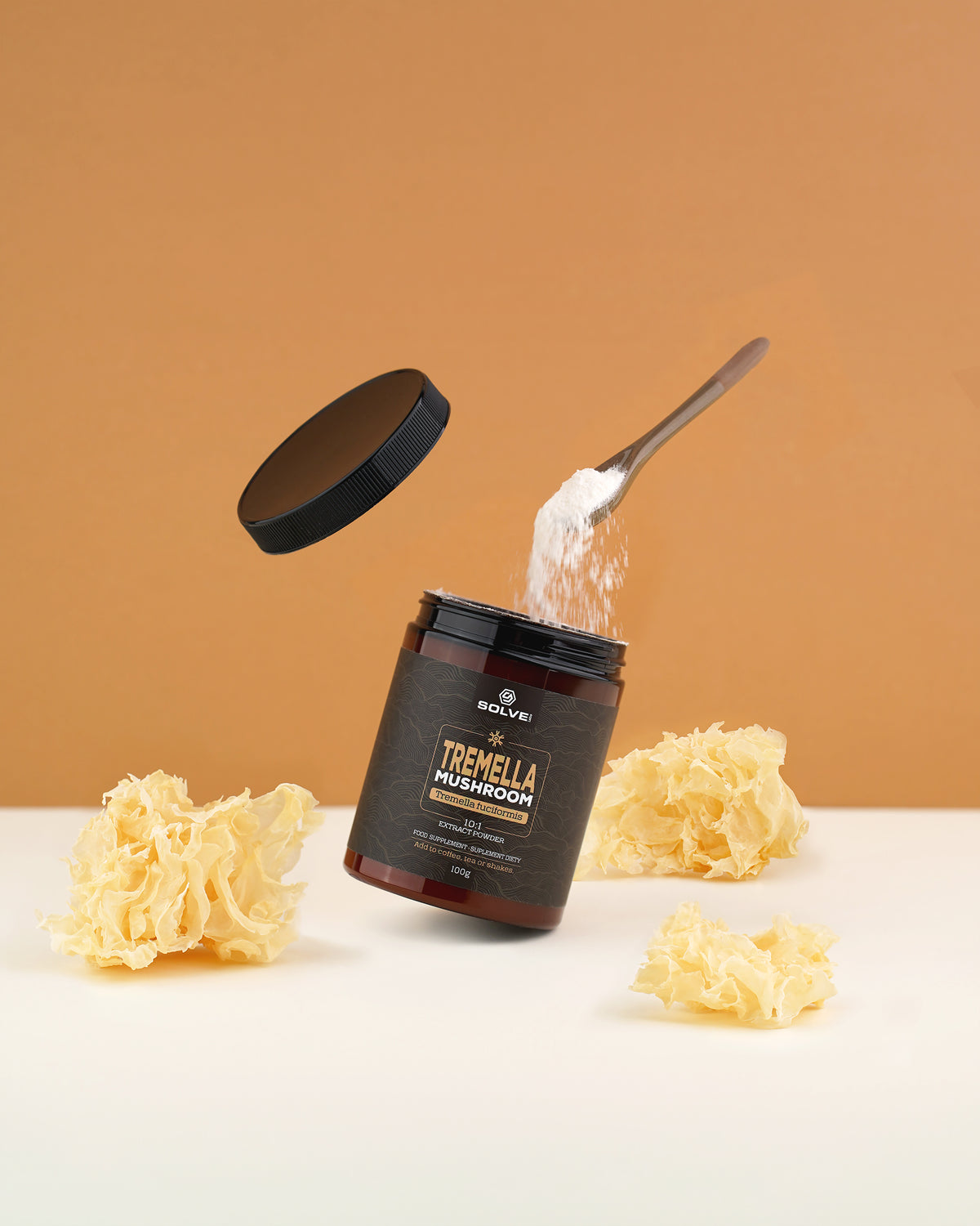 Tremella — proszek — zdjęcie lifestyle