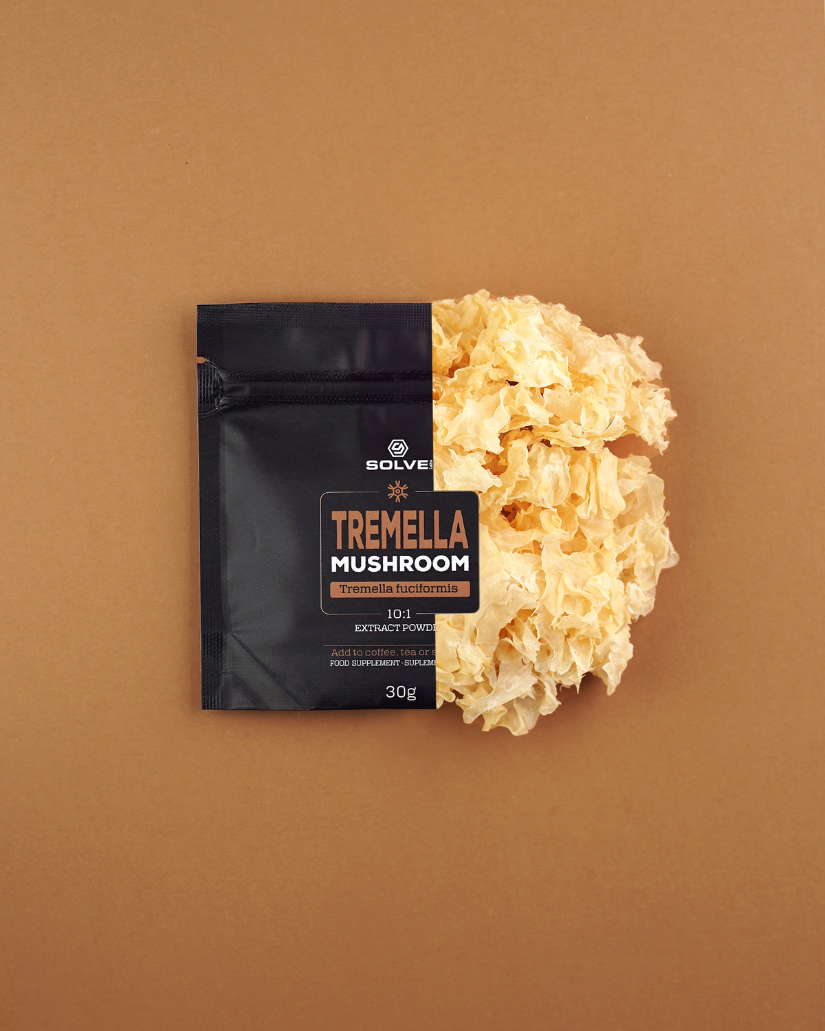 Tremella — proszek — zdjęcie lifestyle