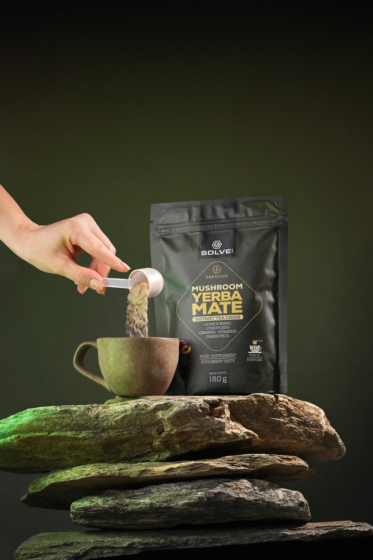 Mushroom Yerba Mate — przygotowanie napoju