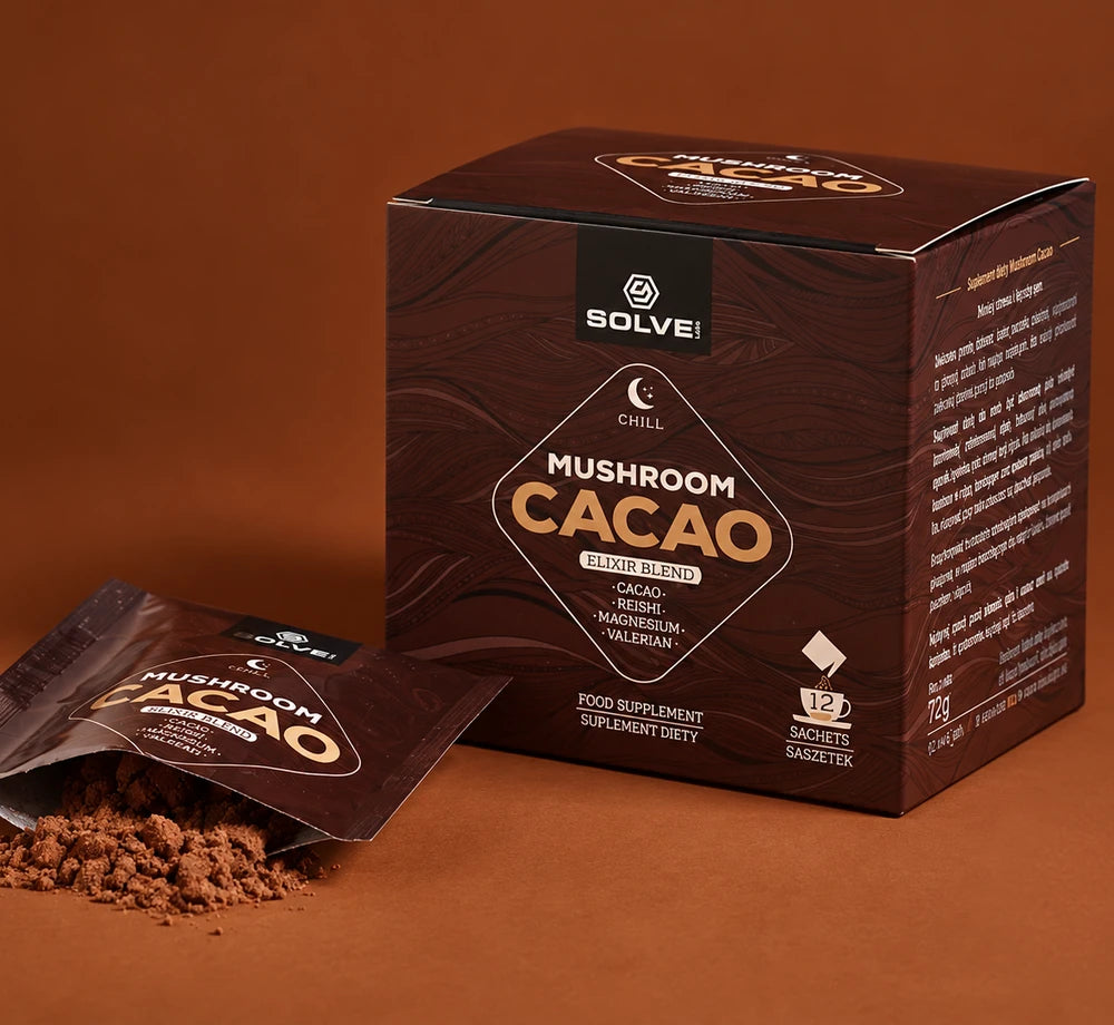 Mushroom Cacao — pudełko 12 saszetek