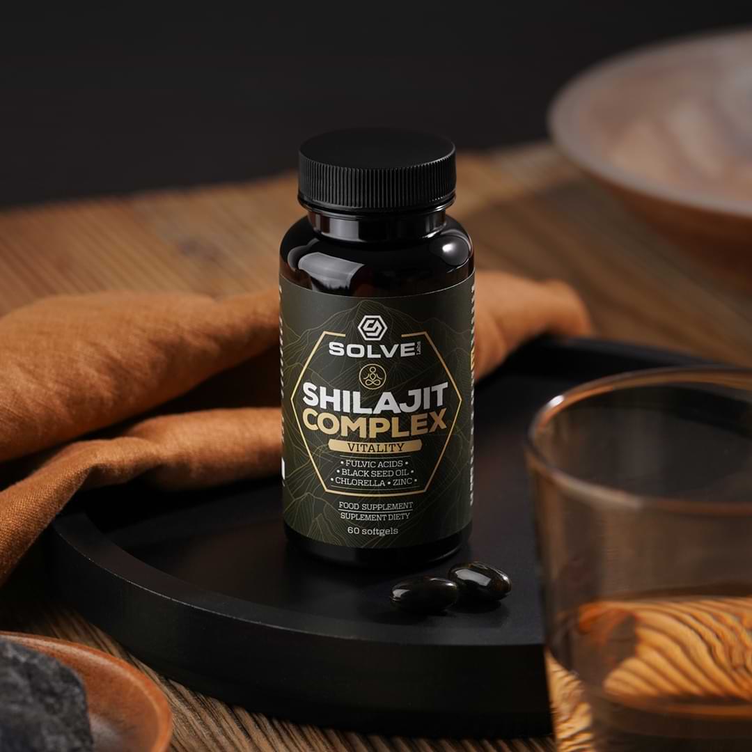 Solve Labs Składniki Shilajit Complex kapsułki