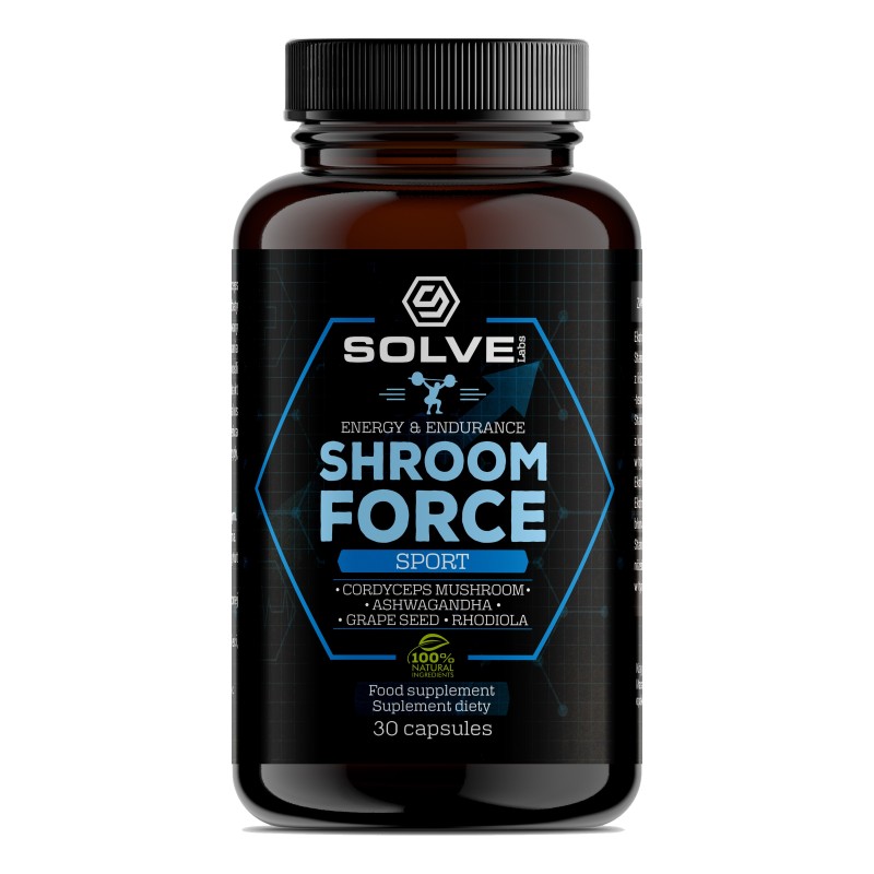 Shroom Force - Cordyceps sinensis ATP pre-workout (Kapsułki: 60)