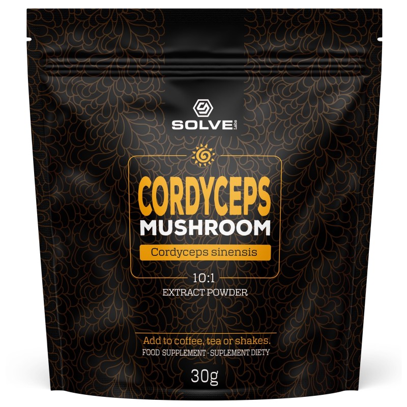 Cordyceps (Cordyceps sinensis) 10:1 Mushroom Powder (Pojemność: 100g)