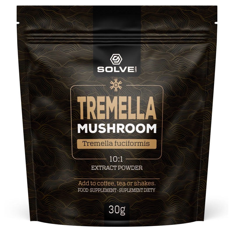Tremella (Tremella fuciformis) 10:1 Mushroom Powder (Pojemność: 30g)